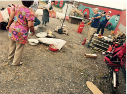 Raku firing | olympic park | pottery participation