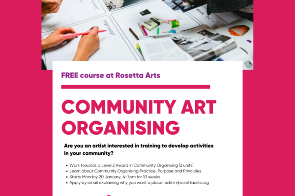 Free course: Community Art Organising