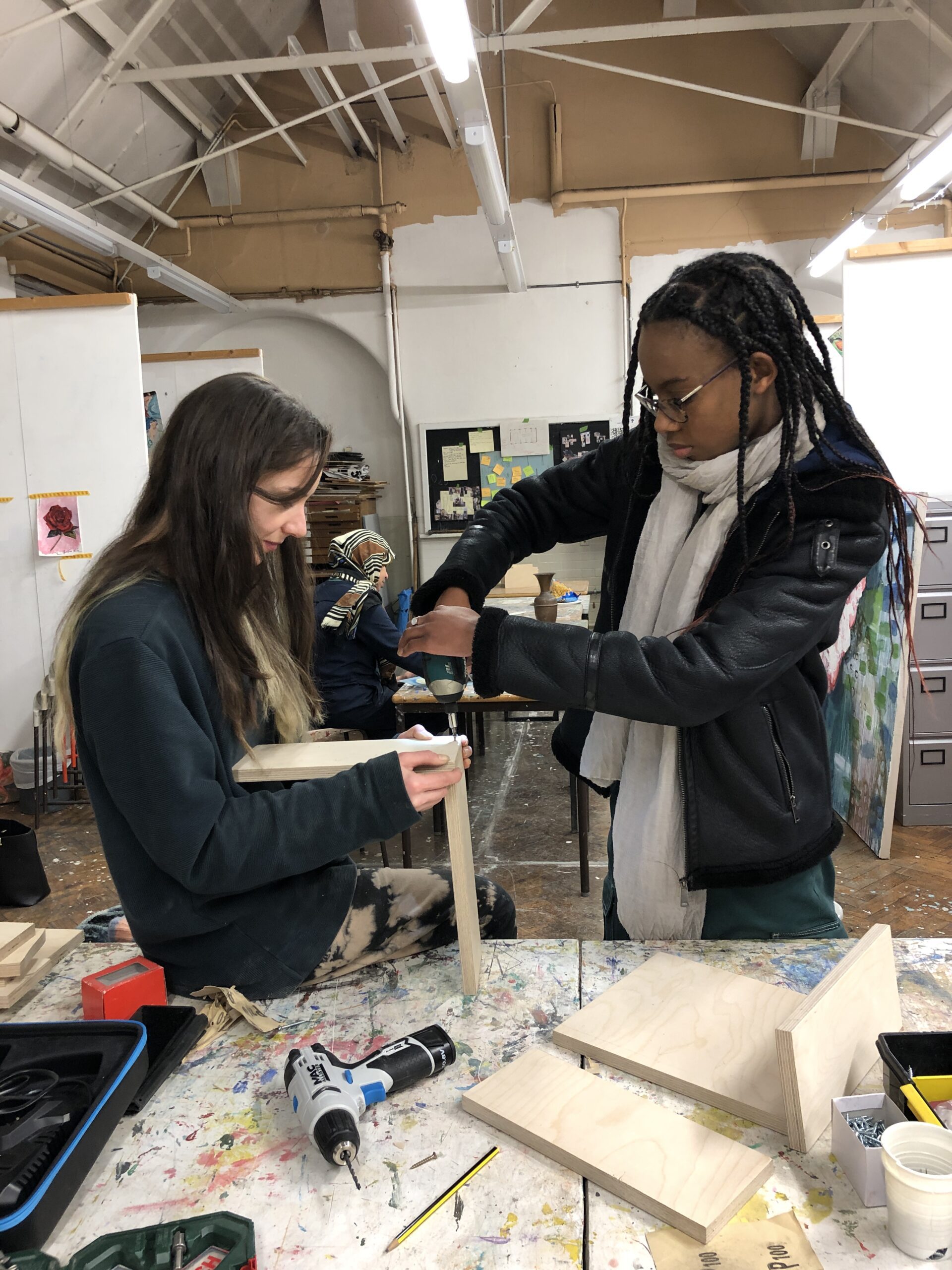 2. Youth Board member building exhibition display cabinet.JPG