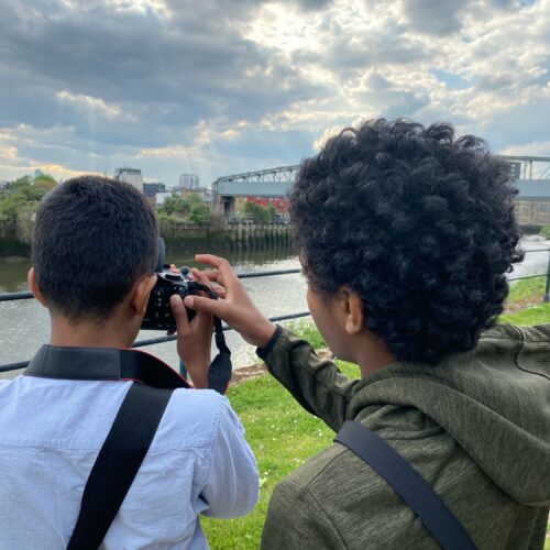 Young photographers take their shot