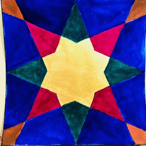 Geometrical Middle Eastern Art