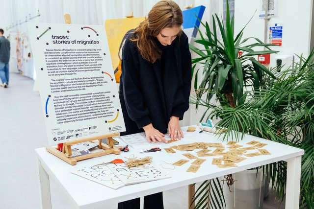 Cultural Producer Jessica Amaral, Fashion District Making for Change workshop workshop, E20 lab (c) Guillaume Valli