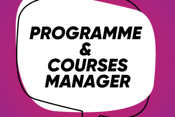 Job Vacancy : Programme & Courses Manager