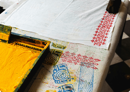 Paisley Block Printing